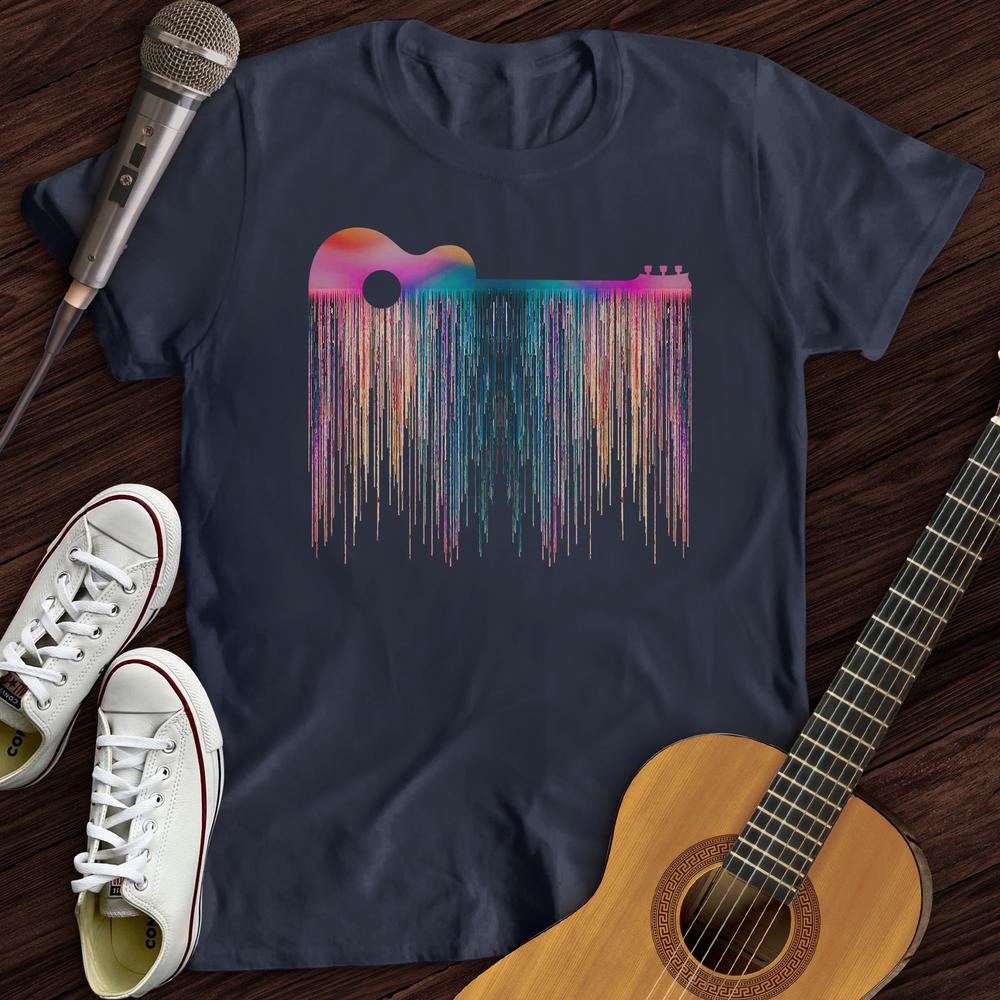 Printify T-Shirt Trippy Guitar T-Shirt