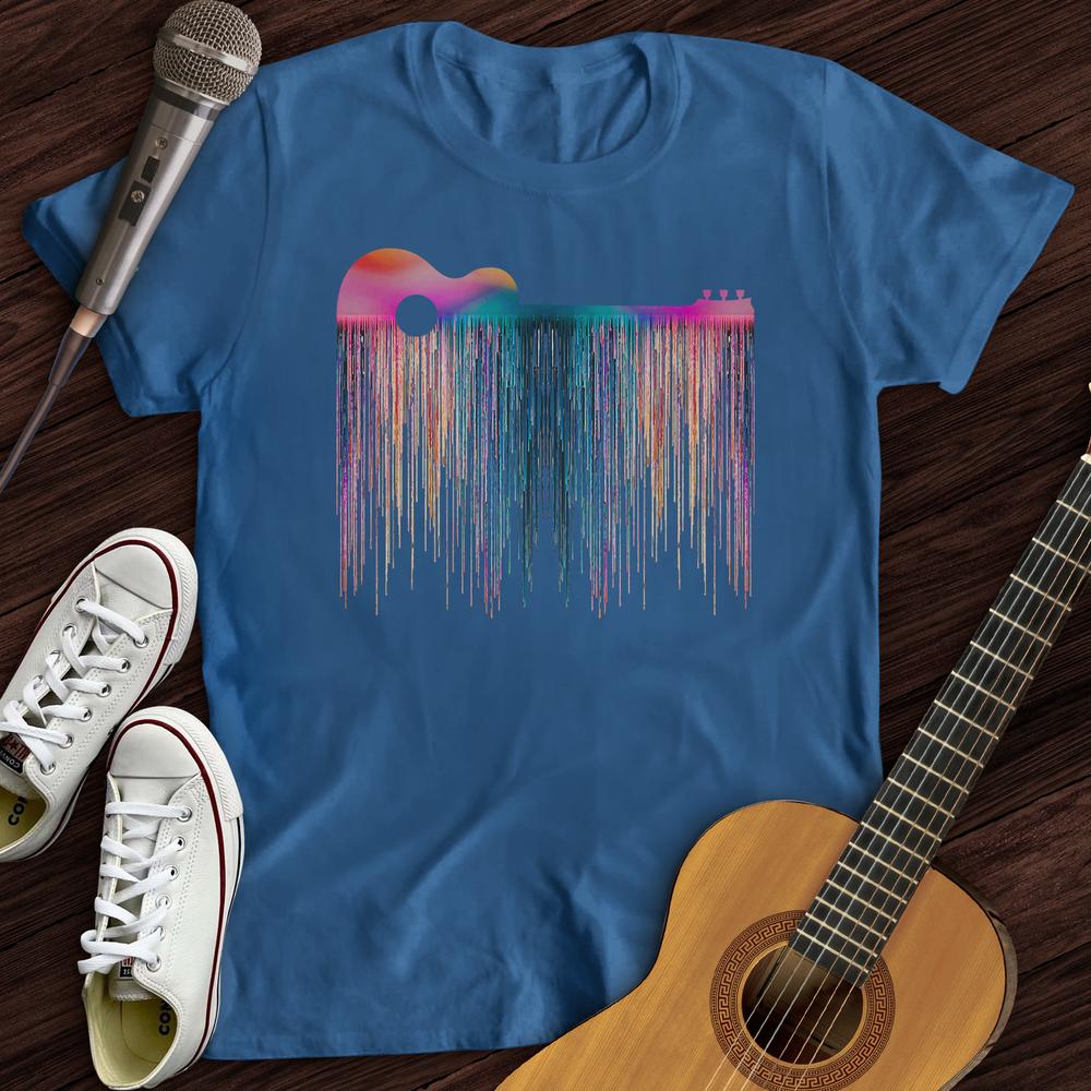 Printify T-Shirt Trippy Guitar T-Shirt