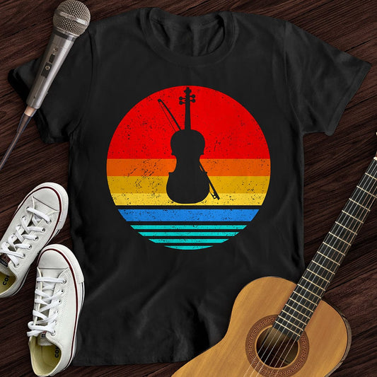 Printify T-Shirt Vintage Violin T-Shirt