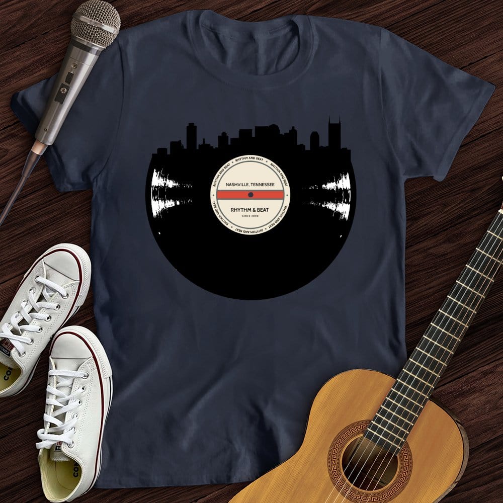 Printify T-Shirt Vinyl Skyline Nashville T-Shirt