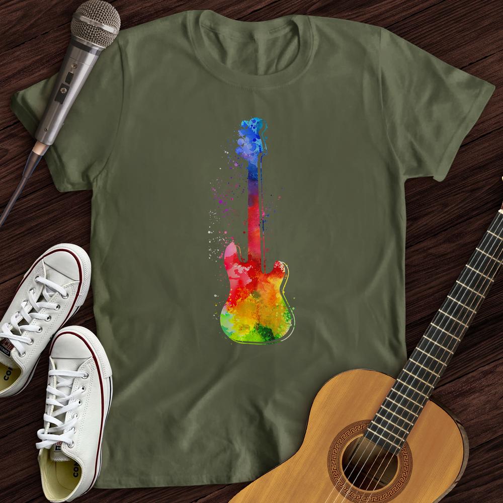 Printify T-Shirt Water Color Electric T-Shirt