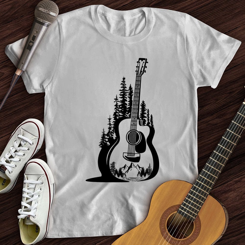 Printify T-Shirt White / S Acoustic Nature T-Shirt
