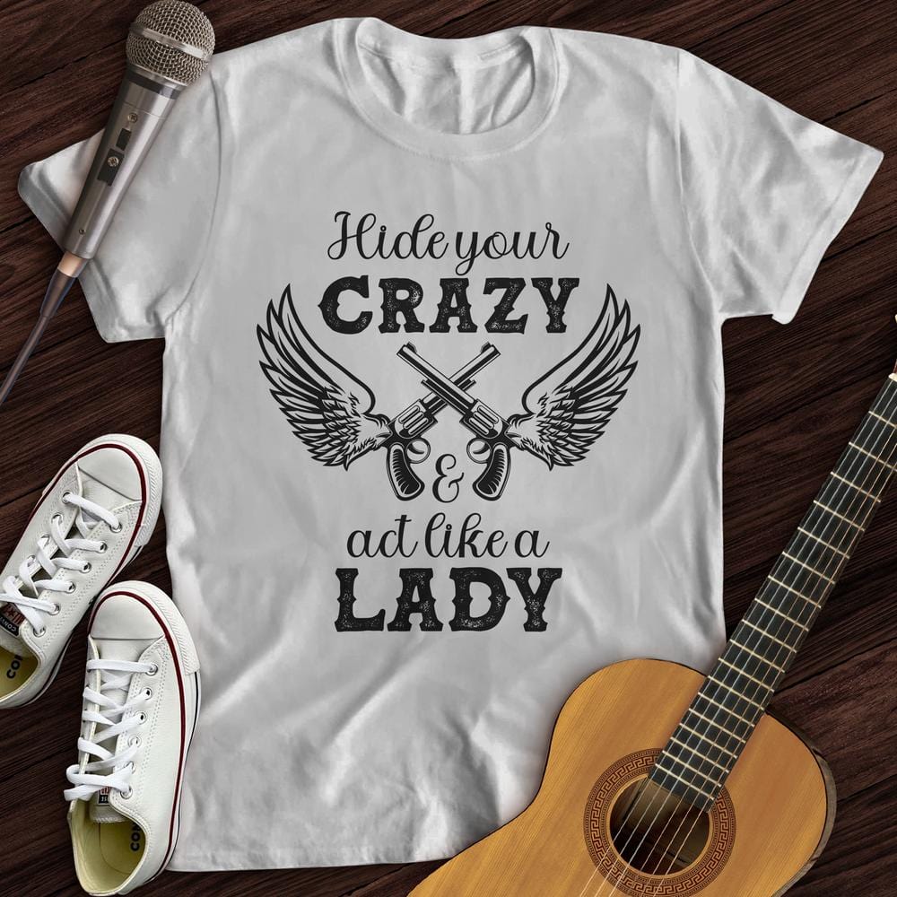 Printify T-Shirt White / S Act Like A Lady T-Shirt