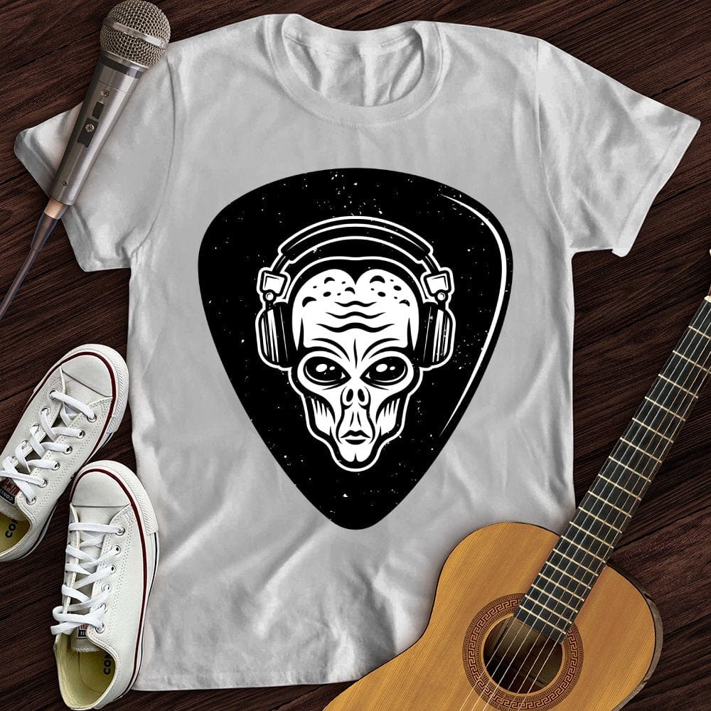 Printify T-Shirt White / S Alien Headphones T-Shirt