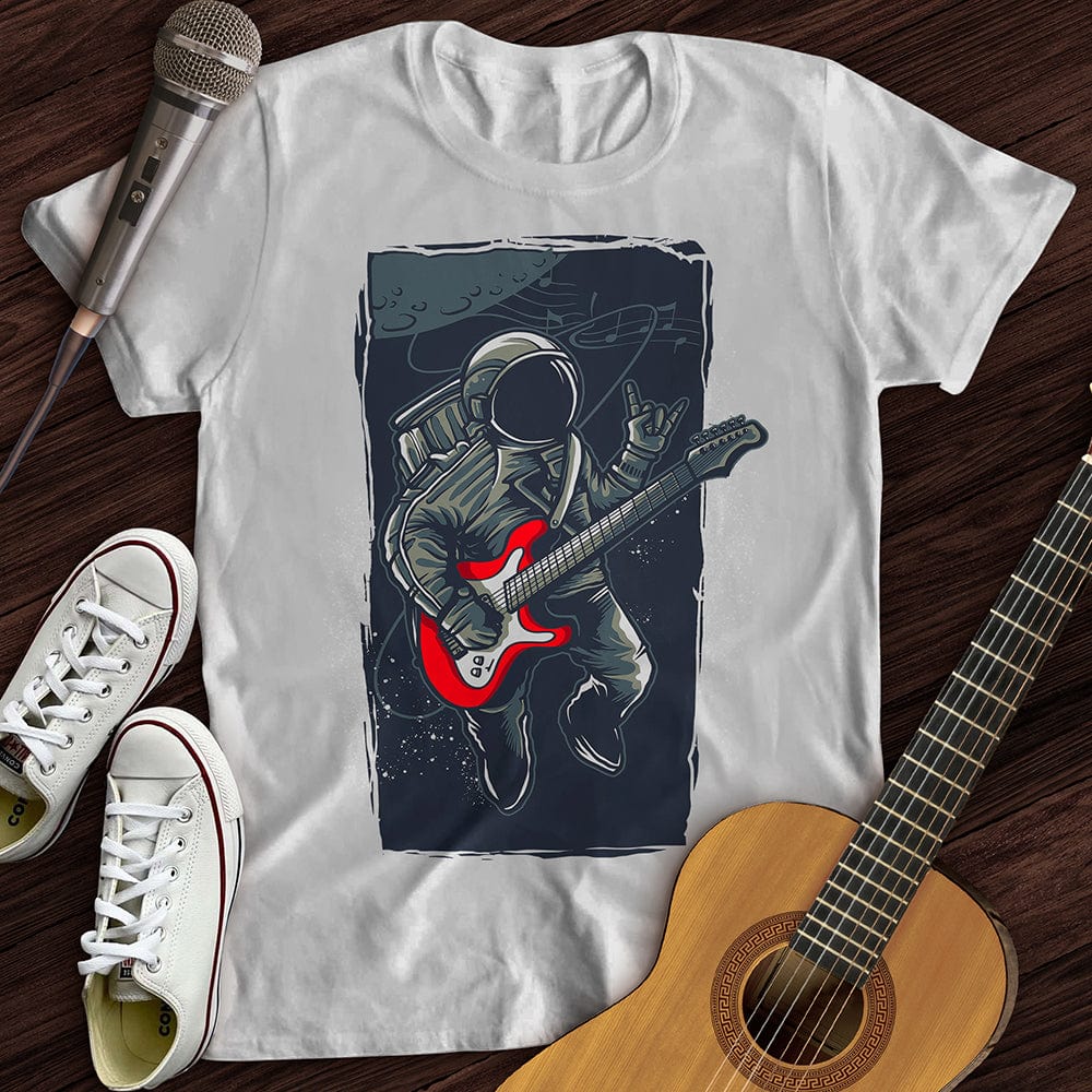 Printify T-Shirt White / S Astro Guitar T-Shirt