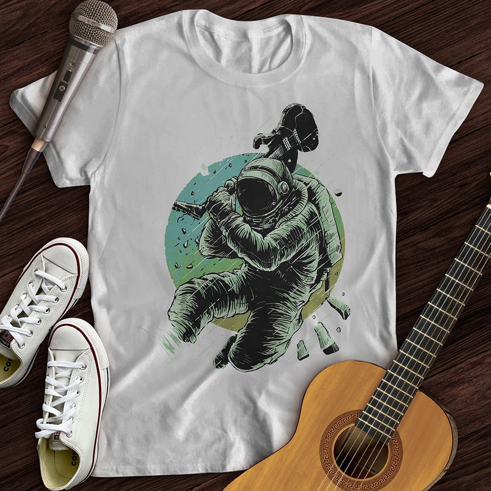 Printify T-Shirt White / S Astronaut Rockstar T-Shirt