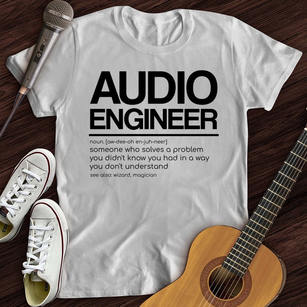 Printify T-Shirt White / S Audio Engineer T-Shirt