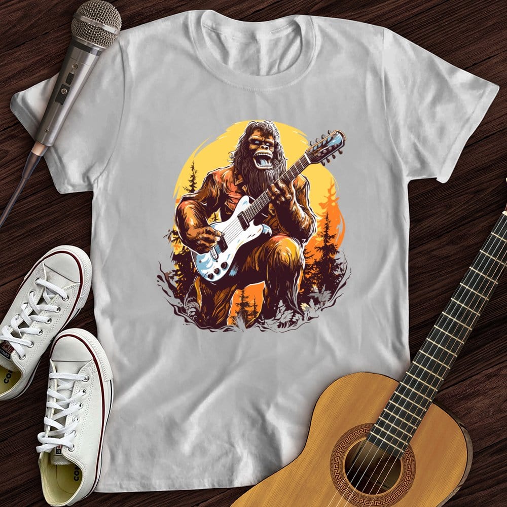 Printify T-Shirt White / S Bigfoot Shredding T-Shirt
