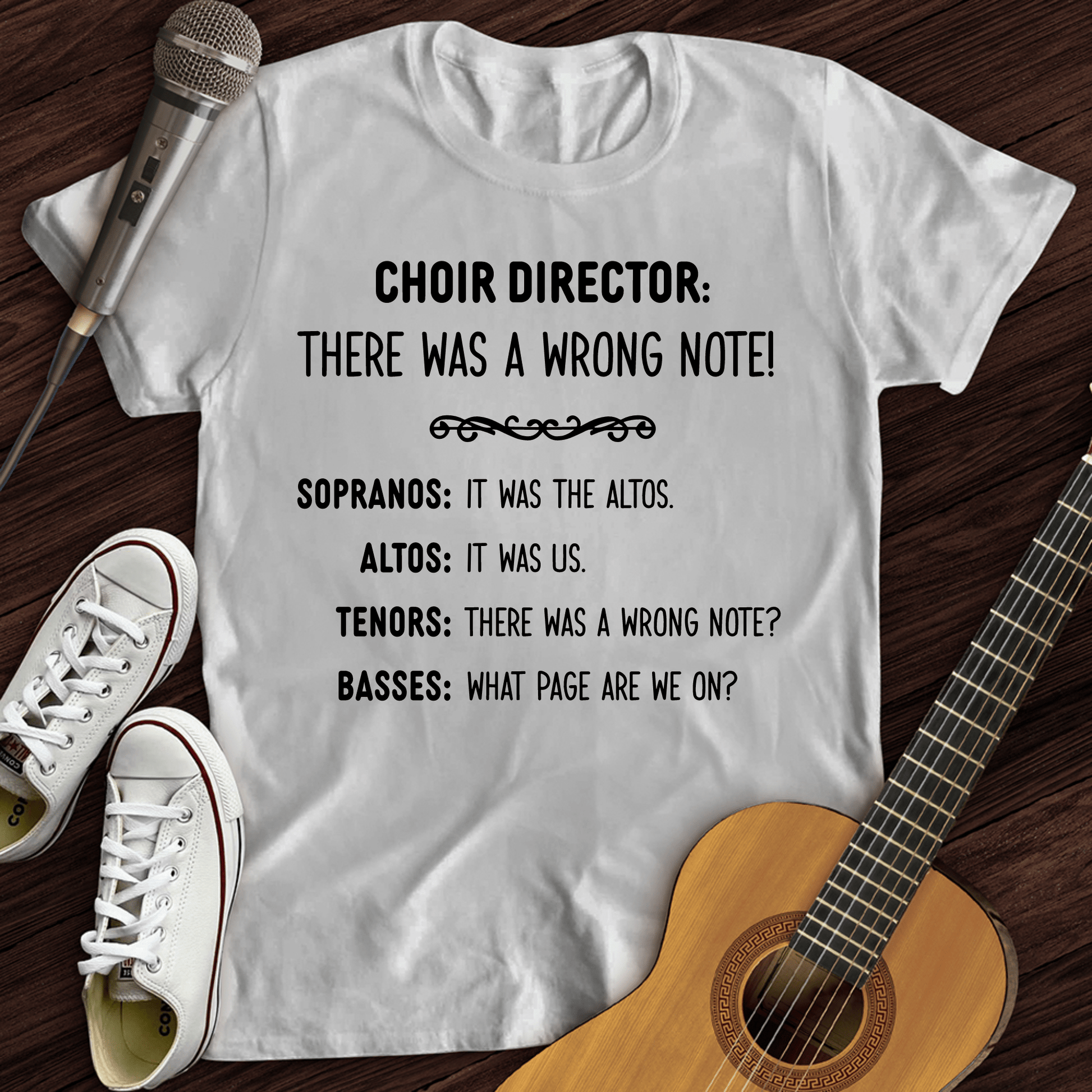 Printify T-Shirt White / S Choir Director T-Shirt