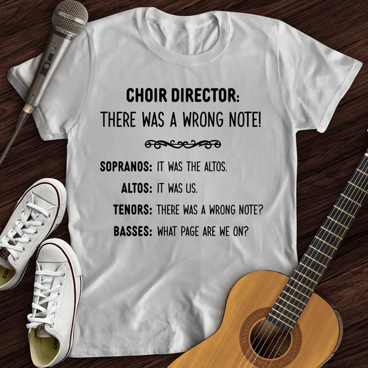 Printify T-Shirt White / S Choir Director T-Shirt