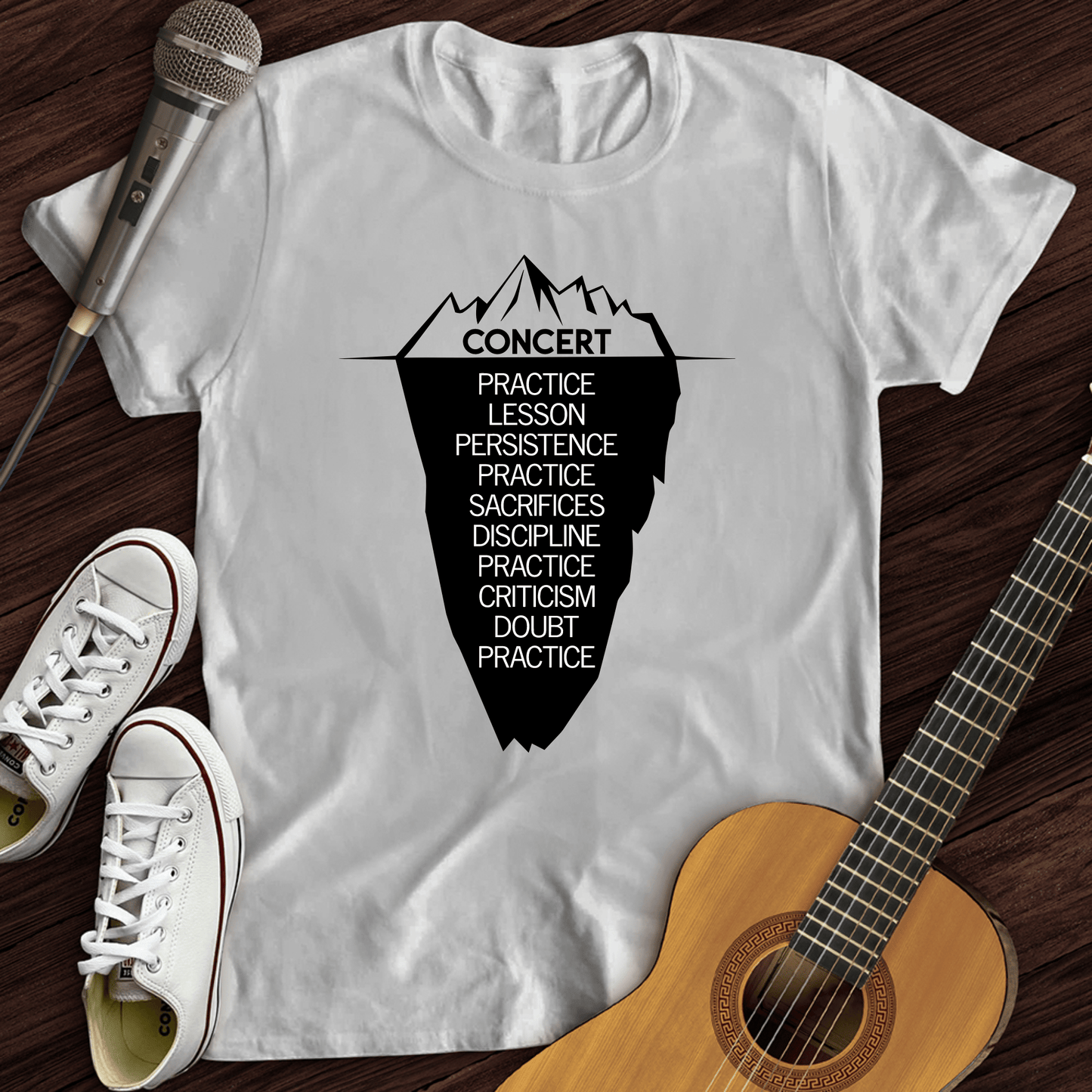 Printify T-Shirt White / S Concert T-Shirt