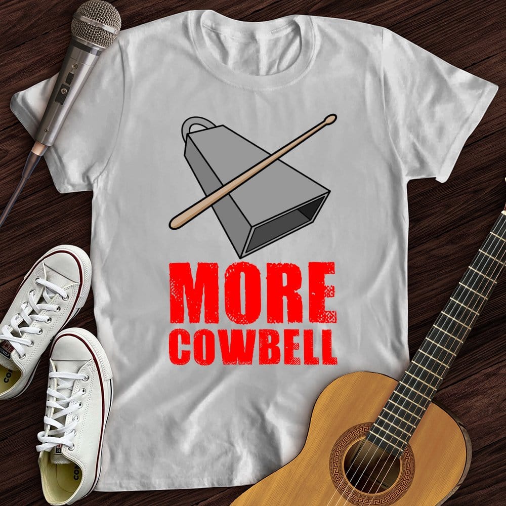 Printify T-Shirt White / S Cowbell T-Shirt