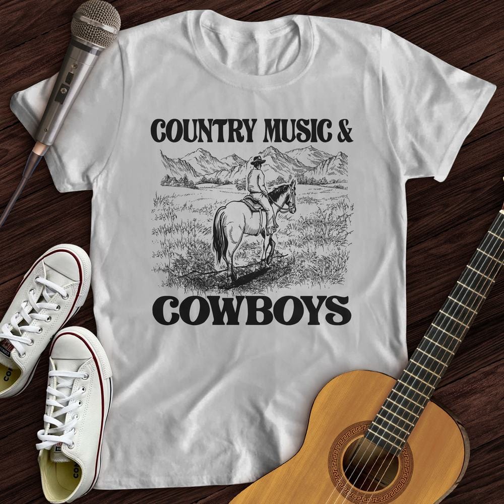 Printify T-Shirt White / S Cowboy Country T-Shirt
