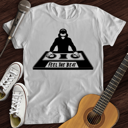 Printify T-Shirt White / S Feel The Beat T-Shirt