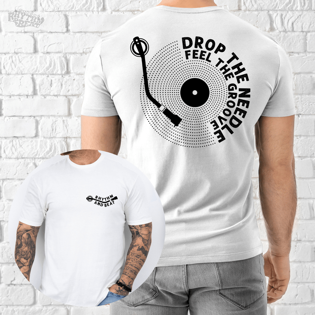 Printify T-Shirt White / S Feel The Groove T-Shirt
