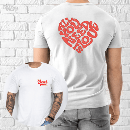 Printify T-Shirt White / S Heart Of Love T-Shirt