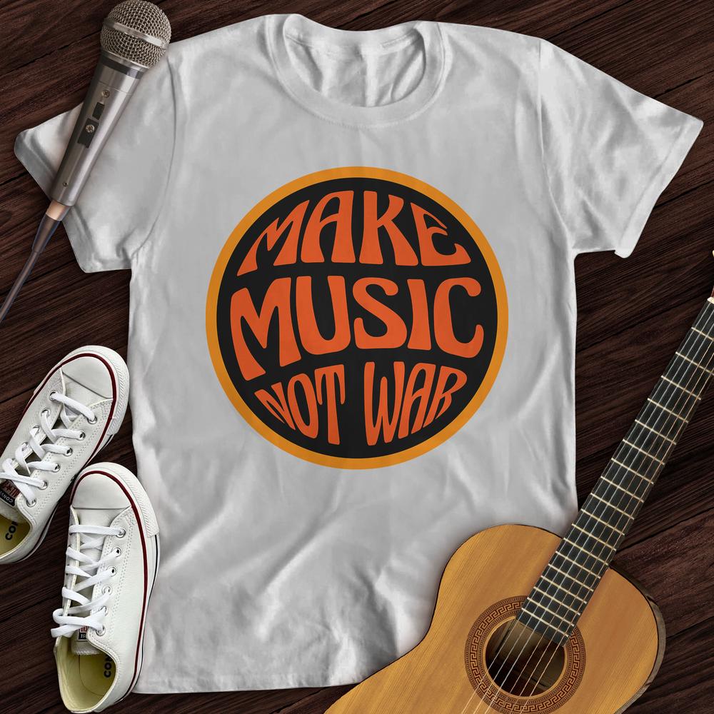 Printify T-Shirt White / S Make Music Groovy T-Shirt