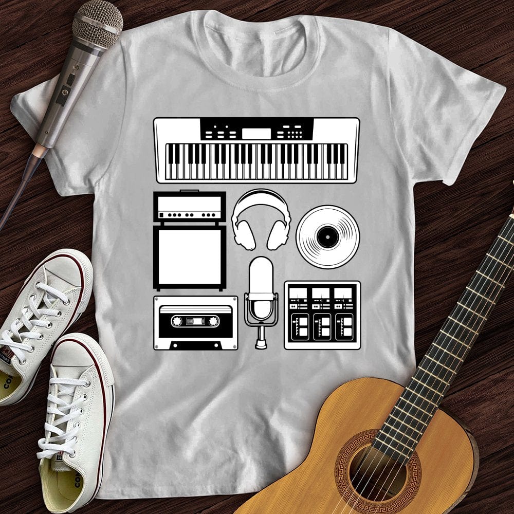 Printify T-Shirt White / S Music Tools T-Shirt