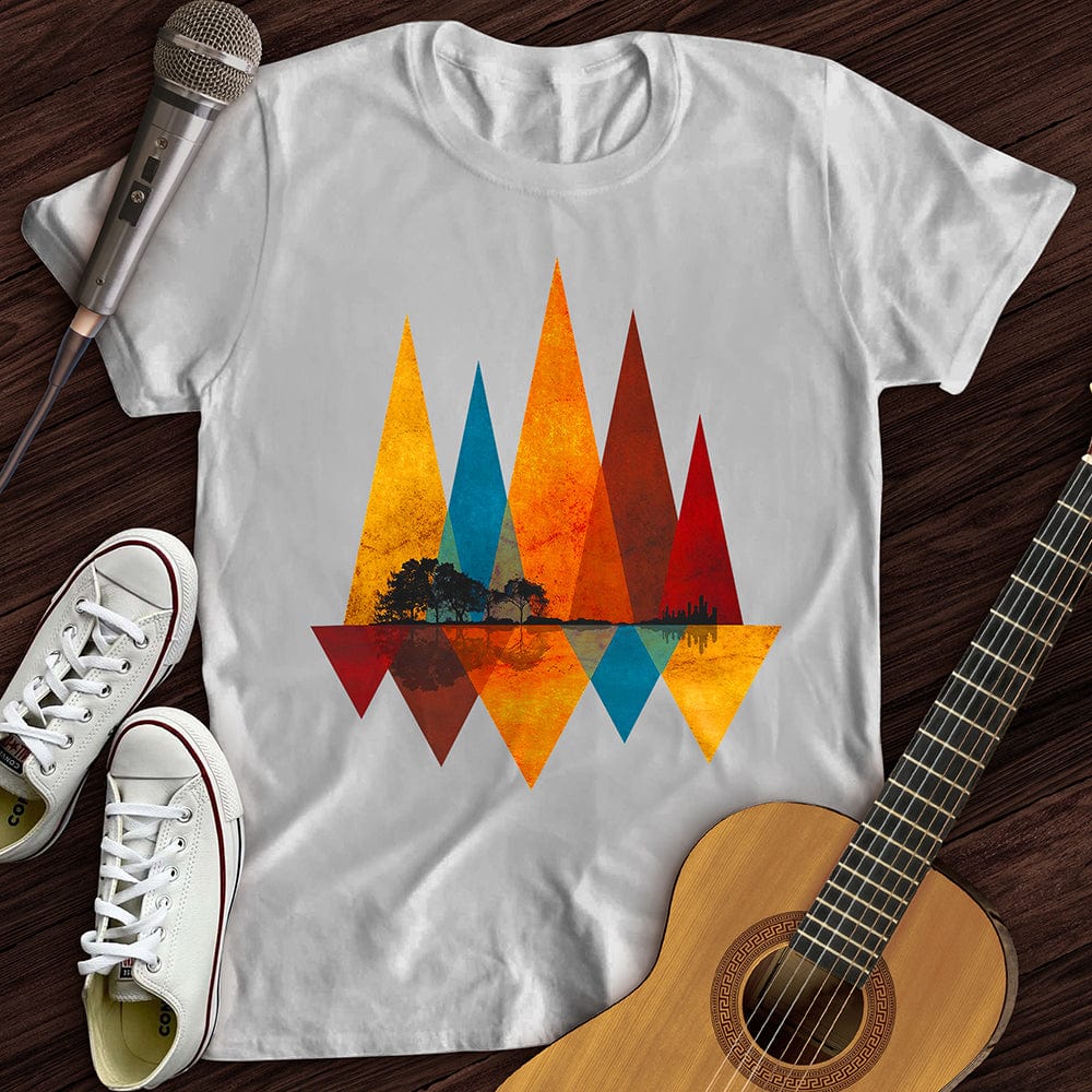 Printify T-Shirt White / S Nature Guitar T-Shirt