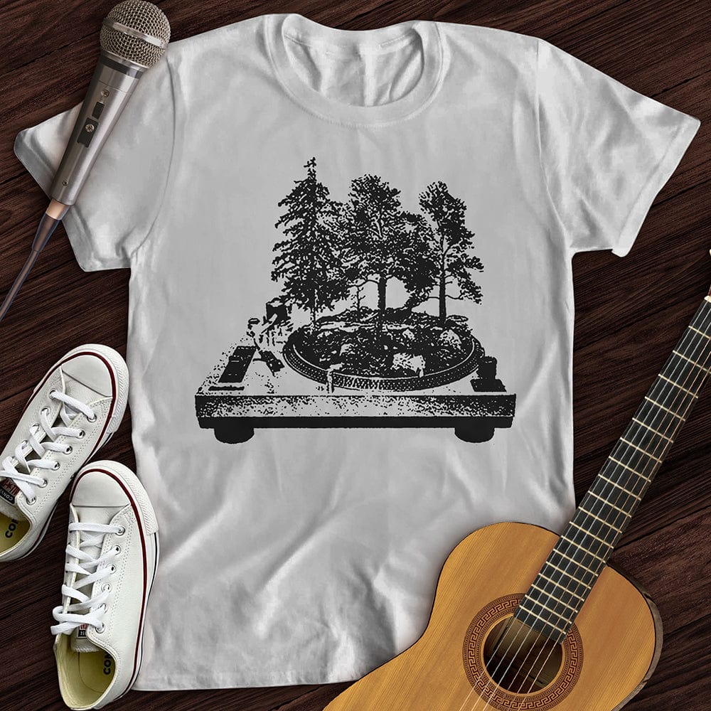 Printify T-Shirt White / S Record Nature T-Shirt