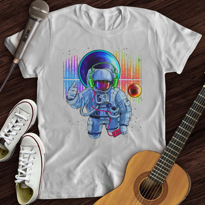 Printify T-Shirt White / S Space Bass T-Shirt