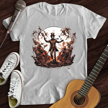 Printify T-Shirt White / S Steampunk Conductor T-Shirt