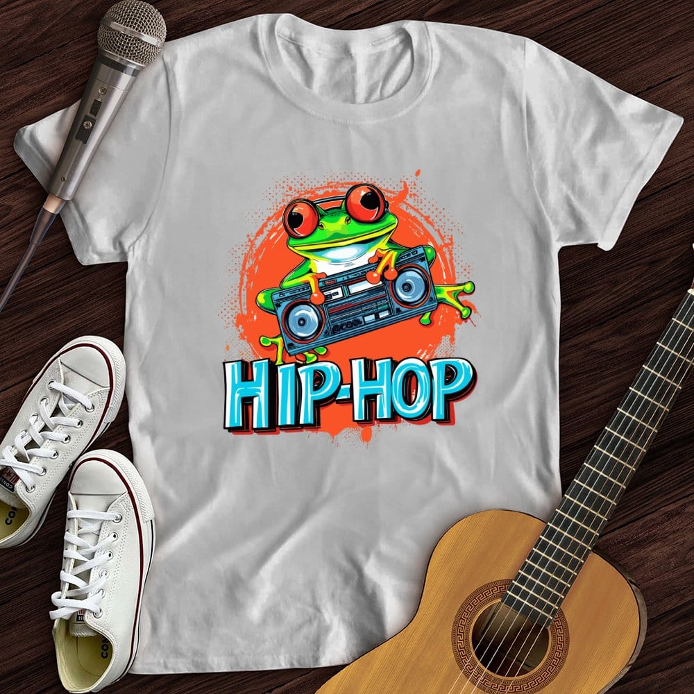 Printify T-Shirt White / S Stereo Frog T-Shirt