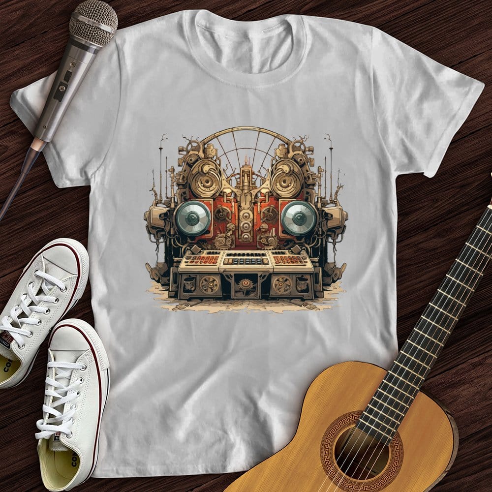 Printify T-Shirt White / S Stereo Steampunk T-Shirt
