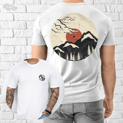 Printify T-Shirt White / S Sunrise Vinyl T-Shirt