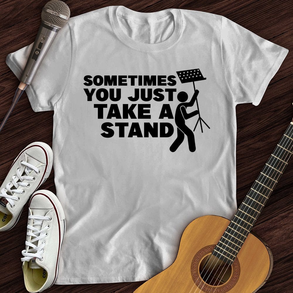 Printify T-Shirt White / S Take A Stand T-Shirt