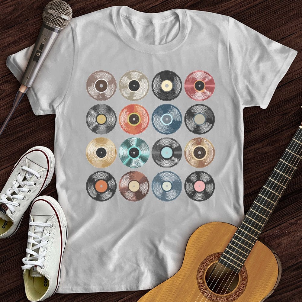 Printify T-Shirt White / S Vinyl Collection T-Shirt