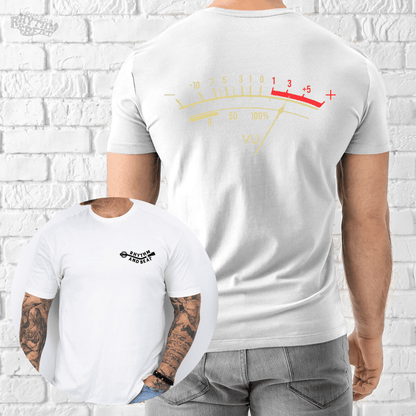 Printify T-Shirt White / S Volume Meter T-Shirt