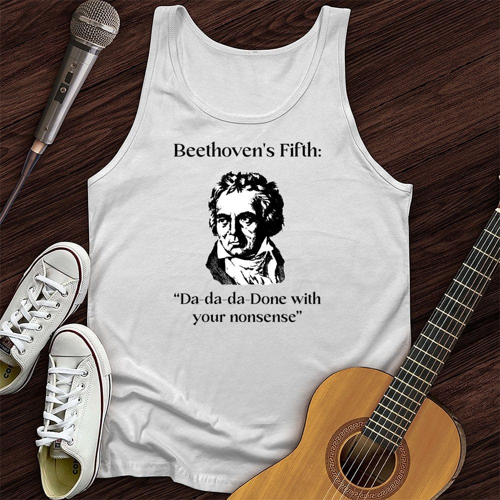 Printify Tank Top Beethoven's Fifth Unisex Tank