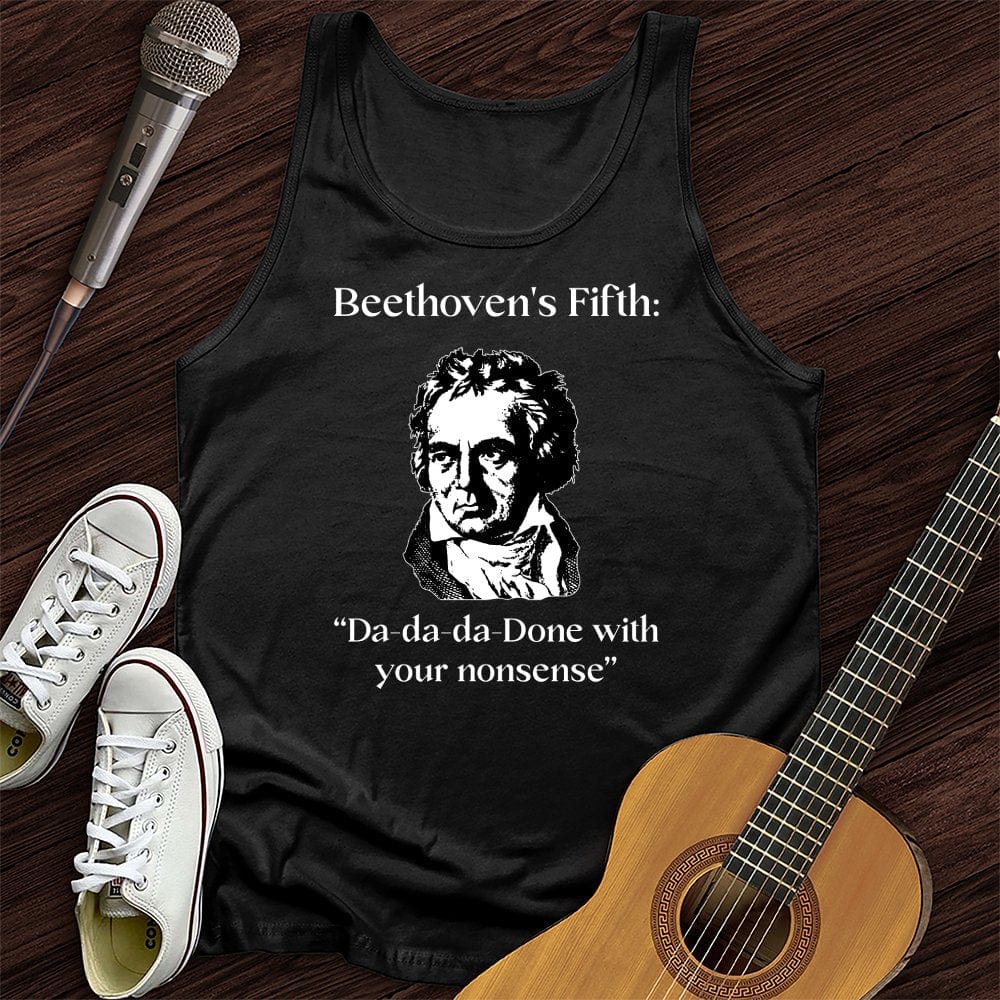 Printify Tank Top Beethoven's Fifth Unisex Tank