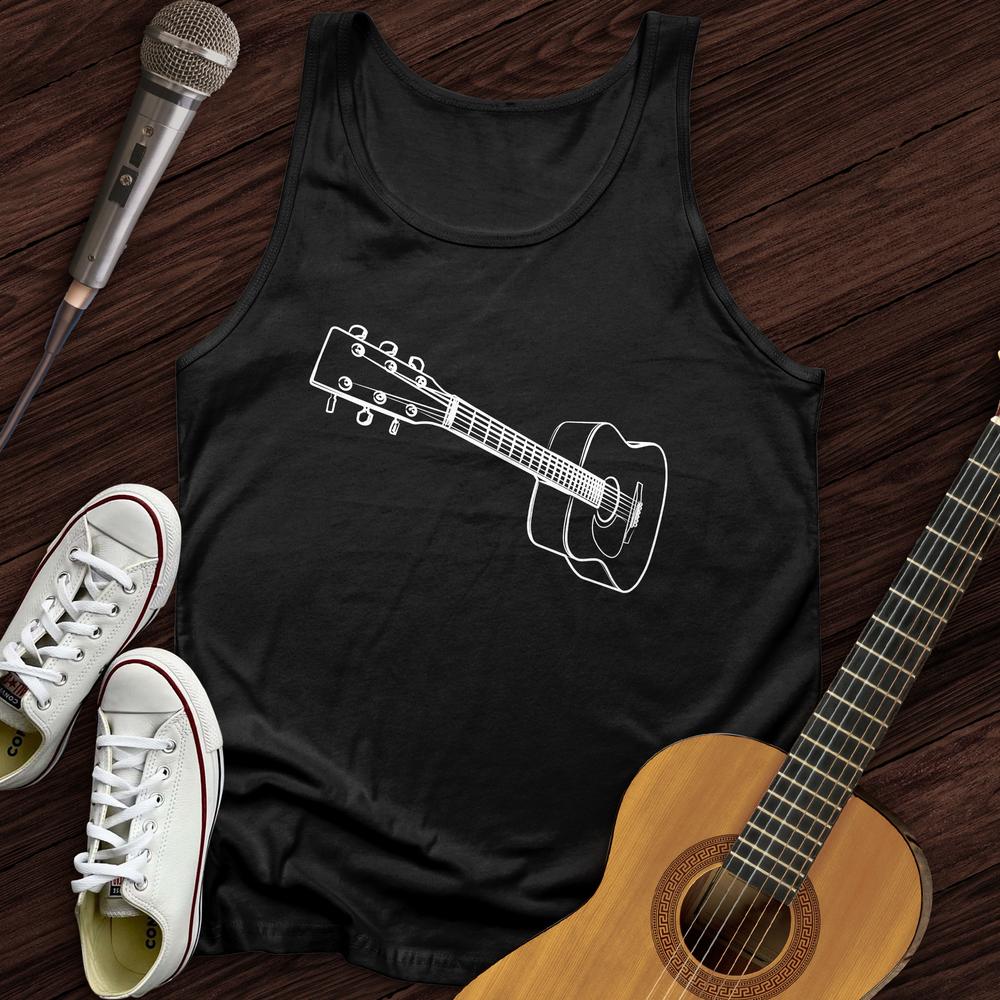 Printify Tank Top Black / XS 3D Guitar Unisex Tank Top