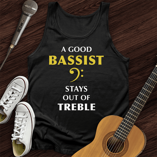 Printify Tank Top Black / XS A Good Bassist Tank Top