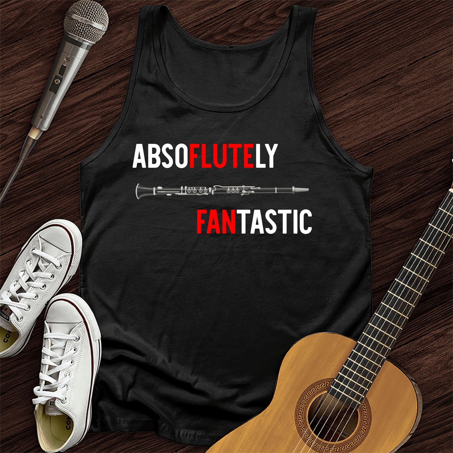 Printify Tank Top Black / XS Absoflutely Tank Top