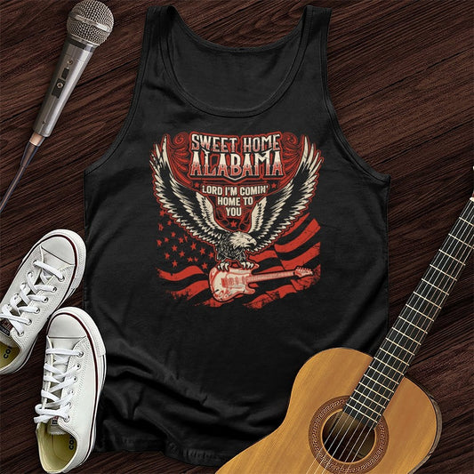 Printify Tank Top Black / XS Alabama Unisex Tank Top