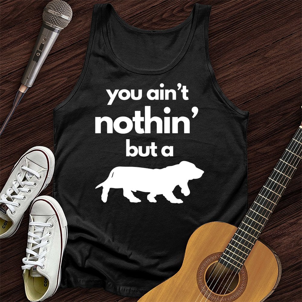 Printify Tank Top Black / XS Bassett Hound Unisex Tank Top