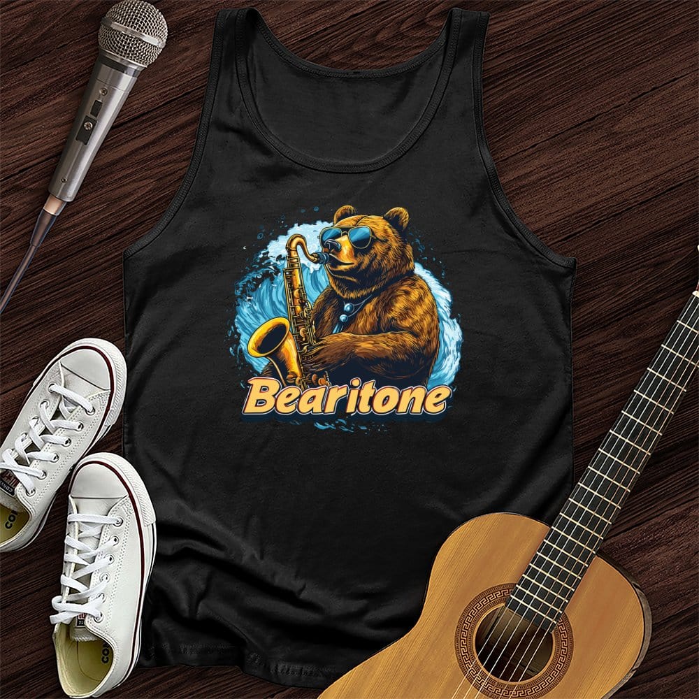 Printify Tank Top Black / XS Bear-itone Unisex Tank Top