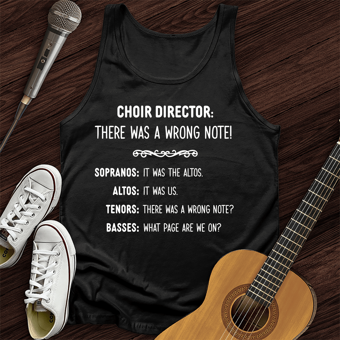 Printify Tank Top Black / XS Choir Director Tank Top