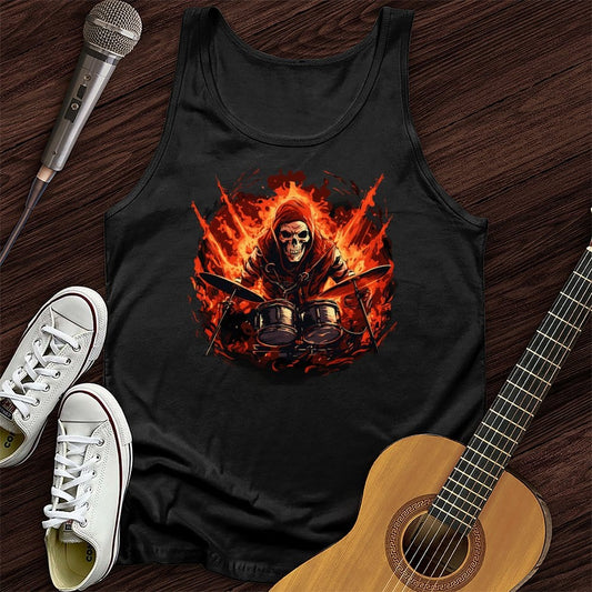 Printify Tank Top Black / XS Diablo's Drummer Unisex Tank Top