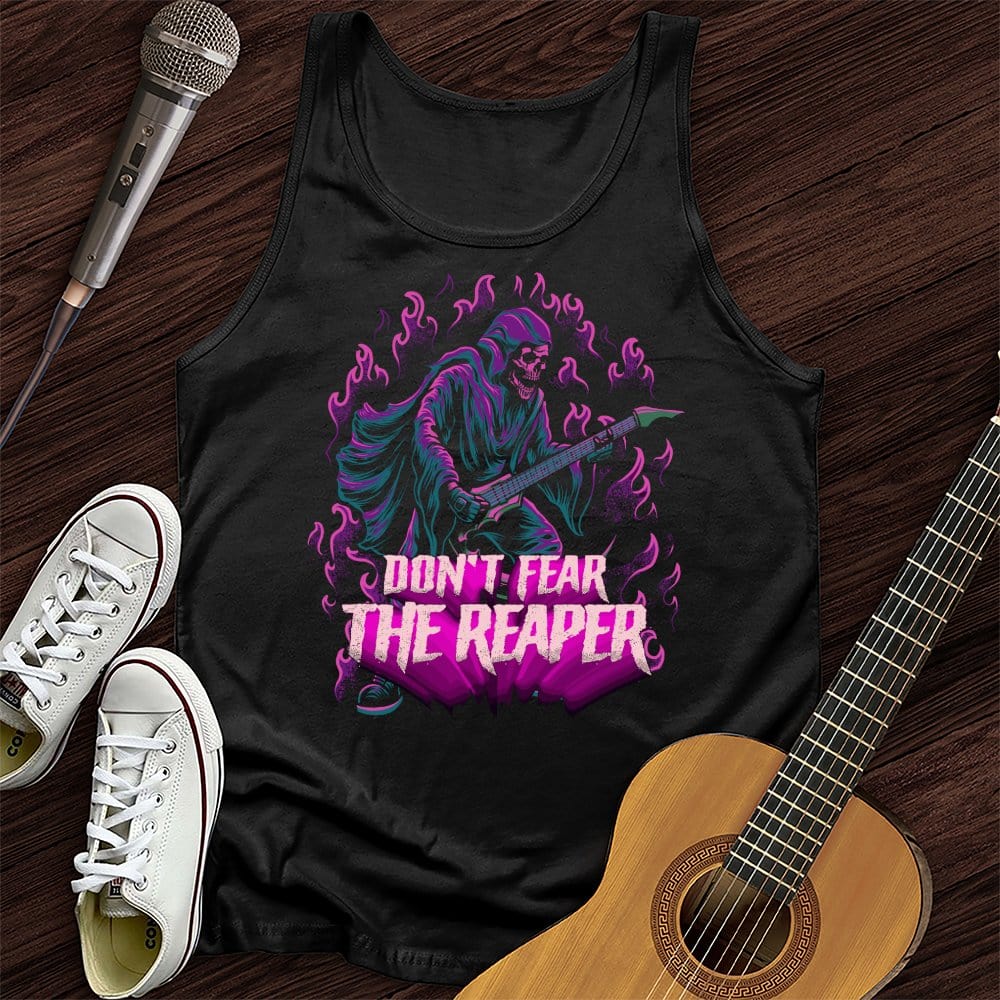 Printify Tank Top Black / XS Don't Fear The Reaper Unisex Tank Top