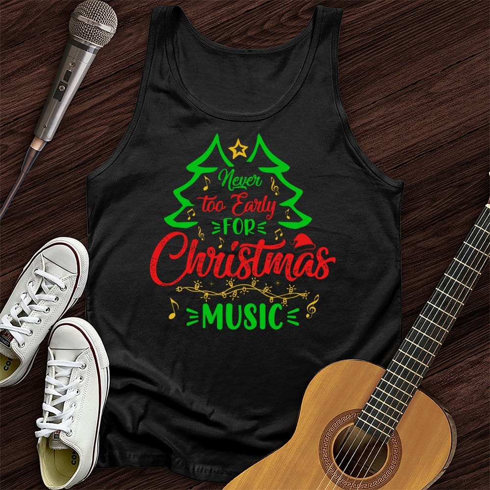 Printify Tank Top Black / XS Early Christmas Unisex Tank Top