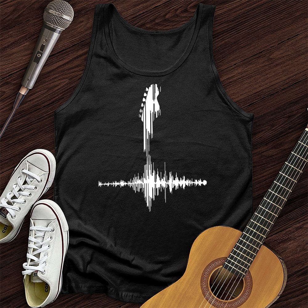 Printify Tank Top Black / XS Guitar Frequency Unisex Tank Top