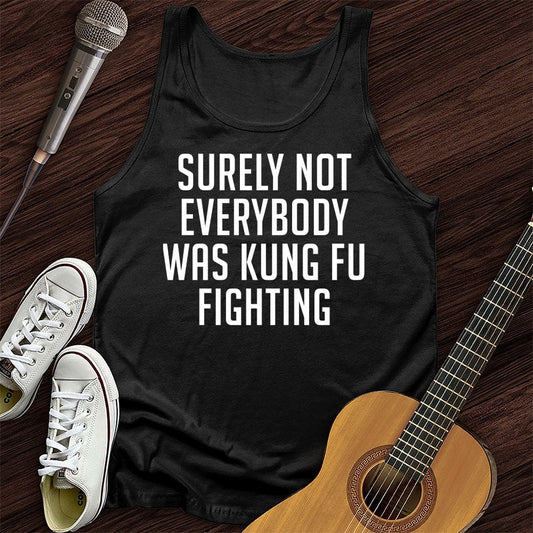 Printify Tank Top Black / XS Kung Fu Unisex Tank Top