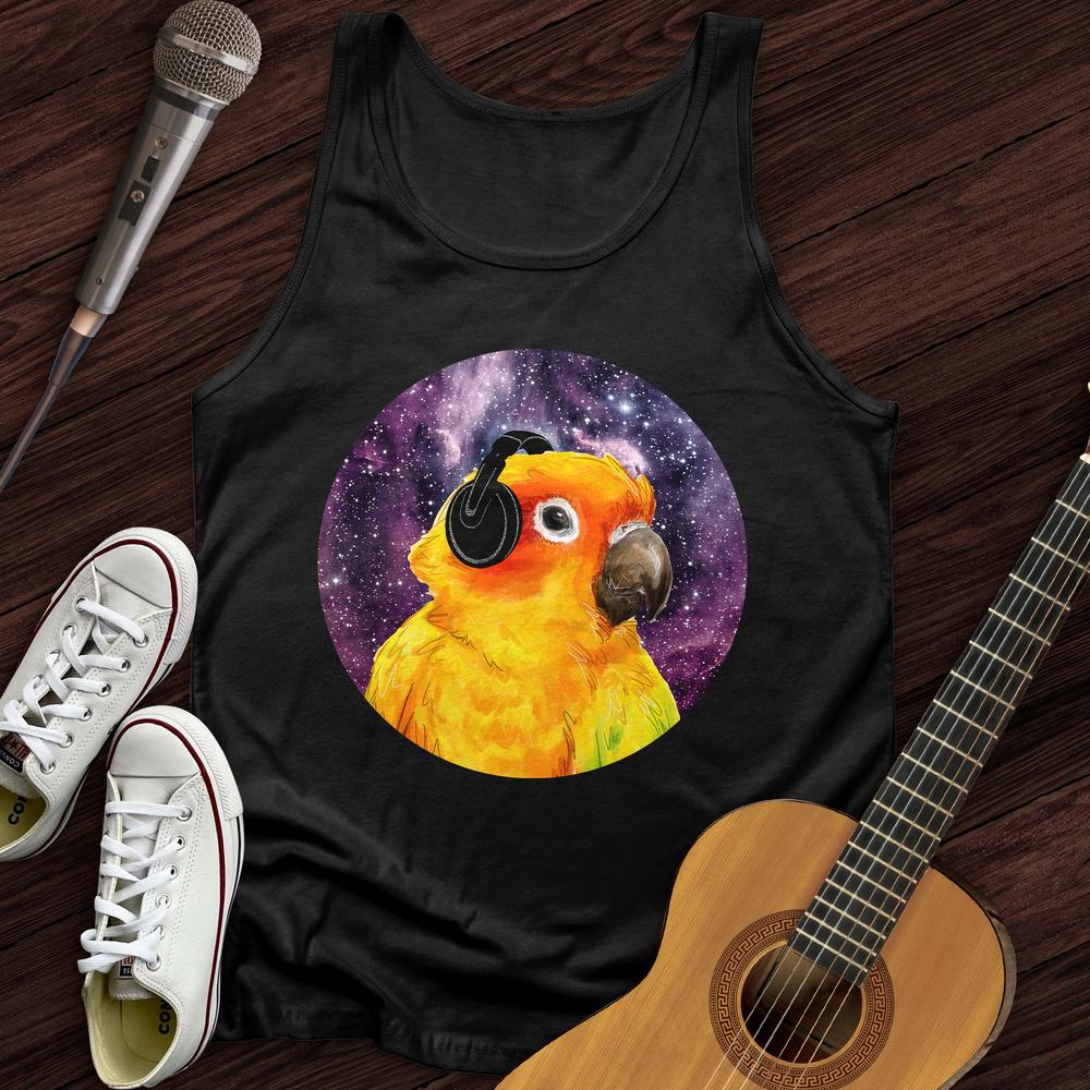 Printify Tank Top Black / XS Music Bird Unisex Tank Top