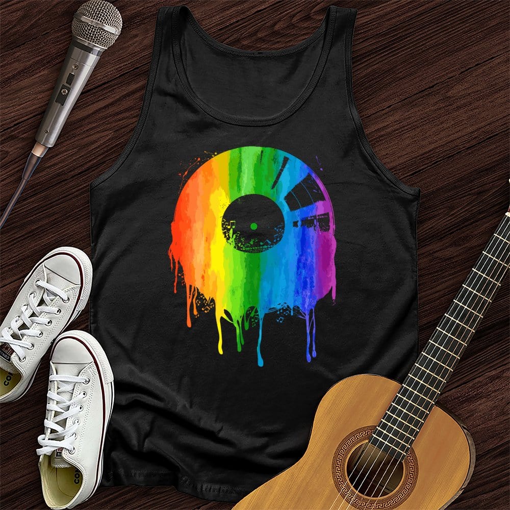 Printify Tank Top Black / XS Music City Unisex Tank Top