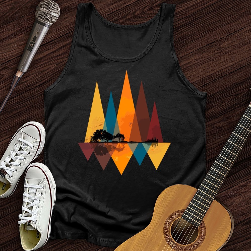 Printify Tank Top Black / XS Nature Guitar Unisex Tank Top