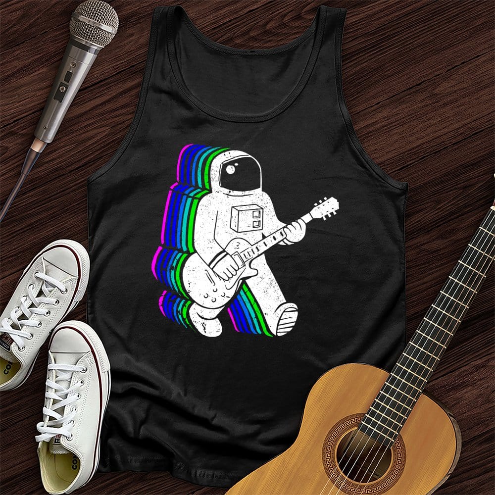 Printify Tank Top Black / XS Rainbow Guitarist Unisex Tank Top